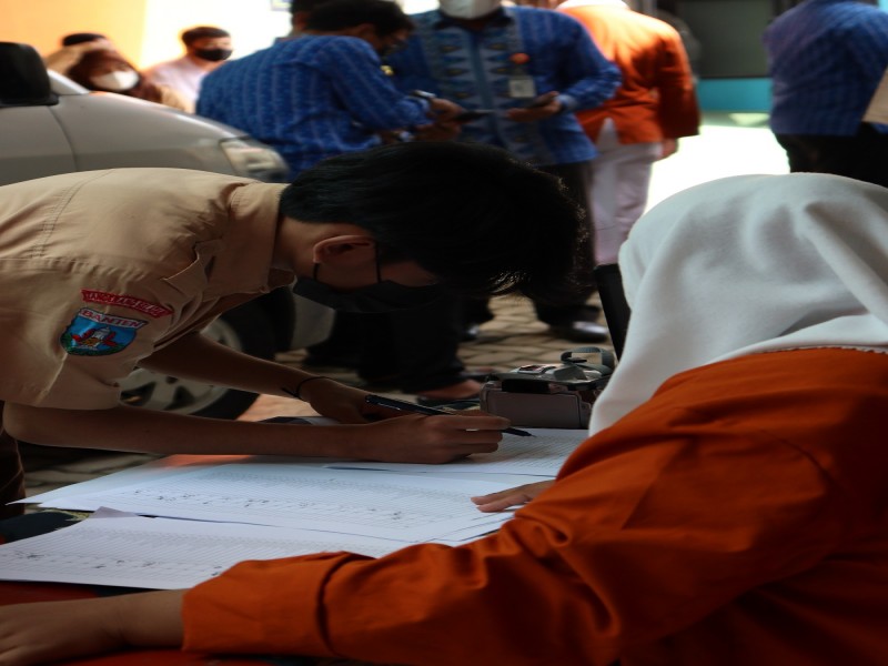 Foto Kegiatan Vaksin Covid-19 SMK Muhammadiyah 3 Tangerang Selatan