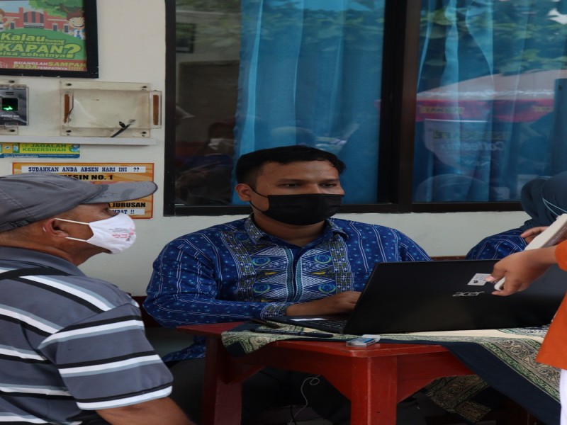 Foto Kegiatan Vaksin Covid-19 SMK Muhammadiyah 3 Tangerang Selatan