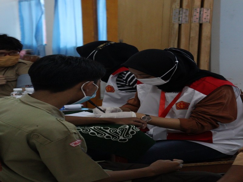 Foto Kegiatan Vaksin Covid-19 SMK Muhammadiyah 3 Tangerang Selatan