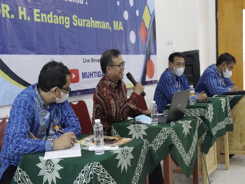 Foto Pengajian Bulanan SMK Muhammadiyah 3 Tangerang Selatan (DR. H. Endang Surahman, MA)
