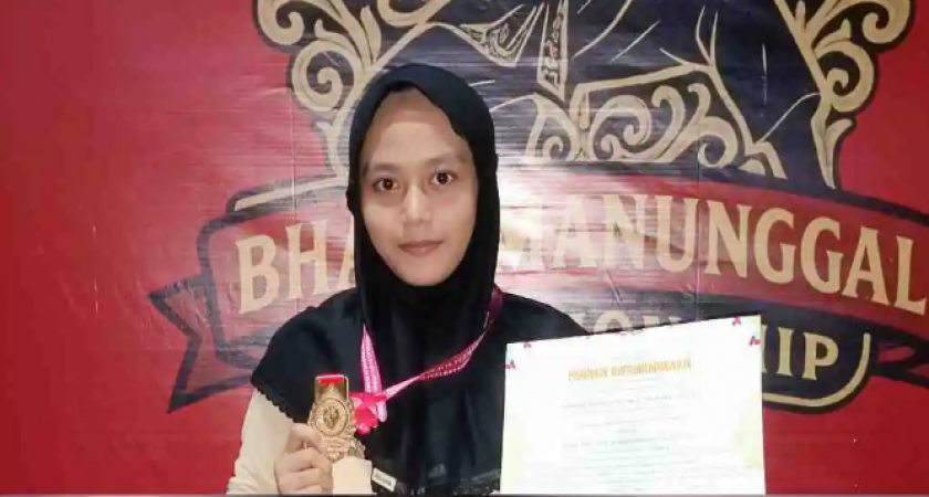Audrey, Siswi SMK Muhammadiyah 3 Tangsel, Tunjukkan Semangat Juang di Kejuaraan Pencak Silat Bayu Manunggal