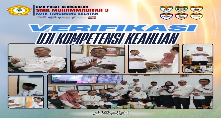 SMK Muhammadiyah 3 Tangerang Selatan Laksanakan Verifikasi Ujian UKK Kelas 12